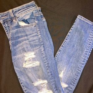 High Rise Distressed American Eagle
